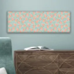 Zee - Kreeft - Groen - Oranje canvas 2cm klein 828 -sfeer4