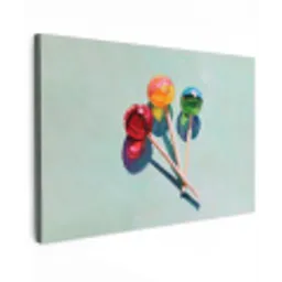 Lollys - Schaduw - Drie - Blauw canvas 2cm klein -z3d