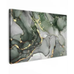 Luxe - Marmer - Groen canvas 2cm klein -z3d