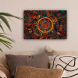 Mandala - Cirkels - Patronen canvas 2cm klein -sfeer1