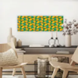 Mango - Patroon - Fruit - Bladeren canvas 2cm klein 828 -sfeer6
