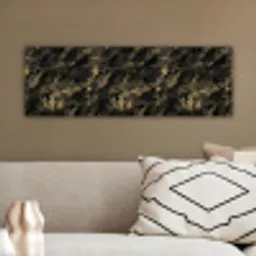 Marmer - Zwart - Goud canvas 2cm klein 828 -sfeer3
