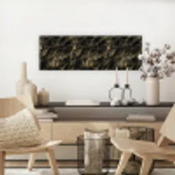 Marmer - Zwart - Goud canvas 2cm klein 828 -sfeer6