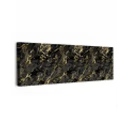 Marmer - Zwart - Goudstructuur canvas 2cm klein 828 -z3d