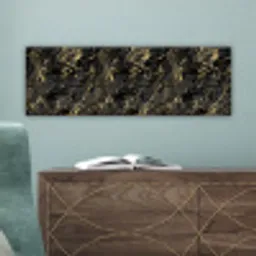 Marmer - Zwart - Goudstructuur canvas 2cm klein 828 -sfeer4