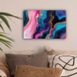 Marmer - Modern - Goud canvas 2cm klein -sfeer1