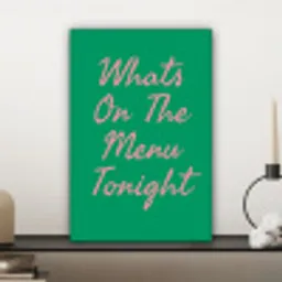 Menu - Quote - Roze canvas 2cm klein -sfeer6
