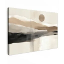 Minimalistisch - Landschap - Dimensie canvas 2cm klein -z3d