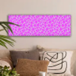 Mintgroen - Roze - Vlekken - Patroon canvas 2cm klein 828 -sfeer1