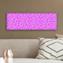 Mintgroen - Roze - Vlekken - Patroon canvas 2cm klein 828 -sfeer3
