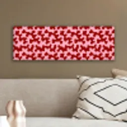 Modern - Abstract - Rood canvas 2cm klein 828 -sfeer3