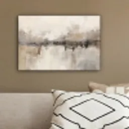 Moderne kunst - Abstract - Beige canvas 2cm klein -sfeer3