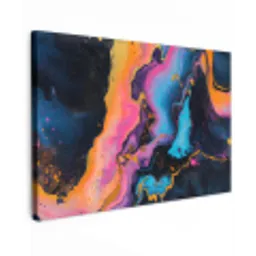 Modern - Marmer - Oranje canvas 2cm klein -z3d