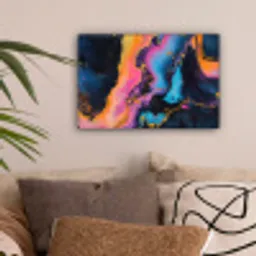 Modern - Marmer - Oranje canvas 2cm klein -sfeer1