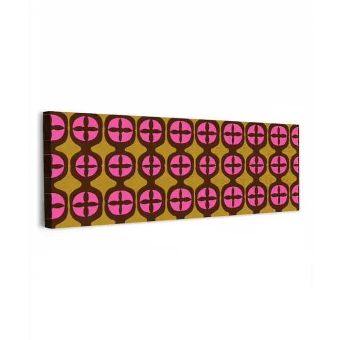 Modern - Patroon - Roze canvas 2cm klein 828 -z3d