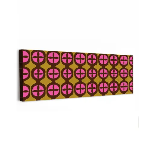 Modern - Patroon - Roze canvas 2cm klein 828 -z3d