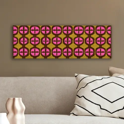 Modern - Patroon - Roze canvas 2cm klein 828 -sfeer3