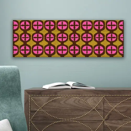 Modern - Patroon - Roze canvas 2cm klein 828 -sfeer4