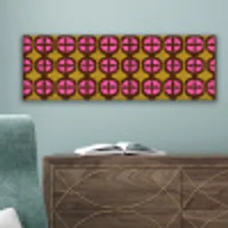 Modern - Patroon - Roze canvas 2cm klein 828 -sfeer4