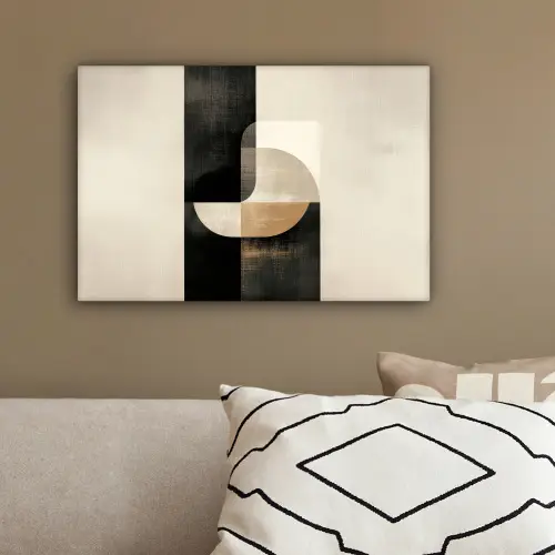 Modern - Vierkant - Vormen canvas 2cm klein -sfeer3