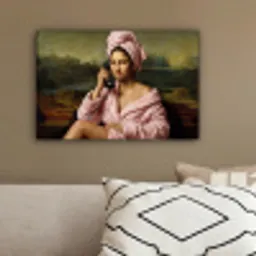 Mona - Klassiek - Roze canvas 2cm klein -sfeer3