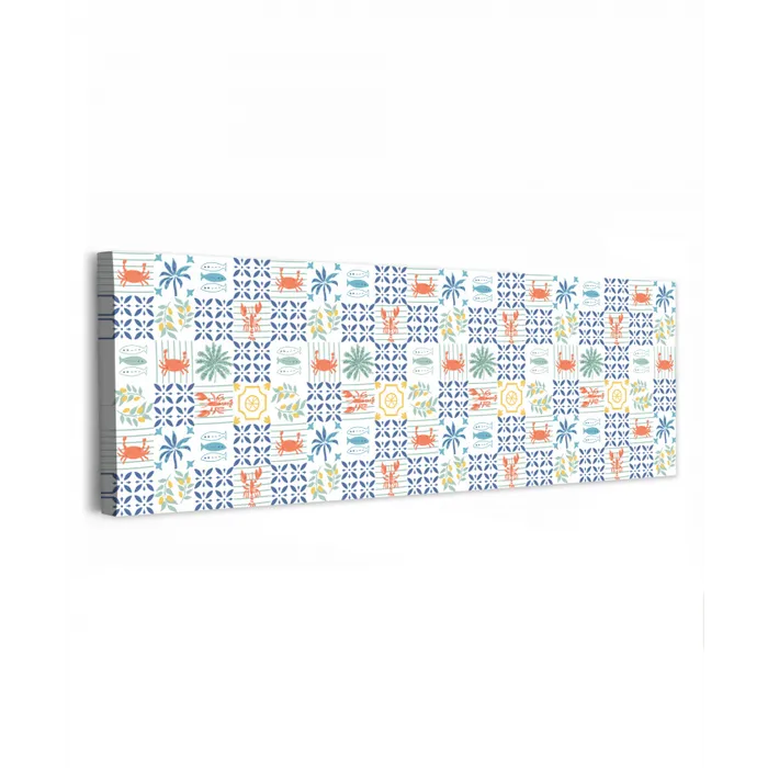 Zee - Sfeer - Mozaïek - Multi canvas 2cm klein 828 -z3d