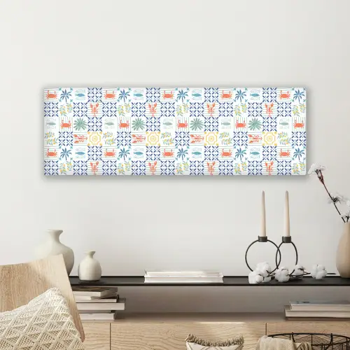 Zee - Sfeer - Mozaïek - Multi canvas 2cm klein 828 -sfeer6
