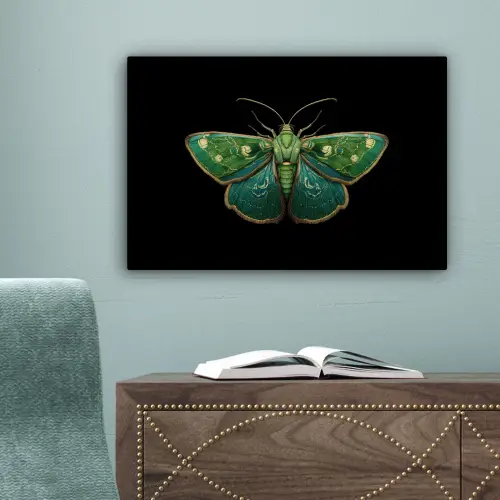 Mot - Levendig - Groen canvas 2cm klein -sfeer4