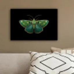 Mot - Levendig - Groen canvas 2cm klein -sfeer3