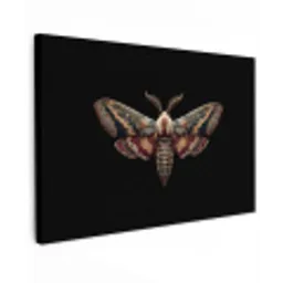 Mot - Oosterse patronen - Sierlijk canvas 2cm klein -z3d