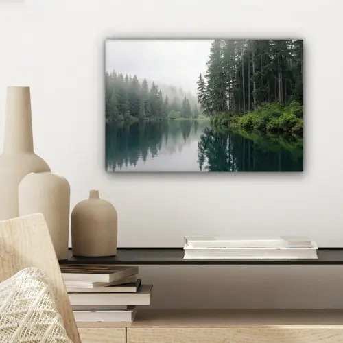 Bergen - Meer - Bos canvas 2cm klein -sfeer6