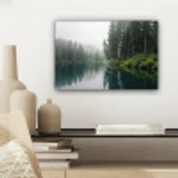 Bergen - Meer - Bos canvas 2cm klein -sfeer6