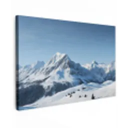 Bergen - Sneeuw - Winter canvas 2cm klein -z3d