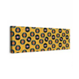 Muziek - Patroon - Geel canvas 2cm klein 828 -z3d