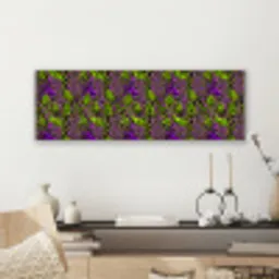 Neon - Paars - Dieren - Patroon canvas 2cm klein 828 -sfeer6