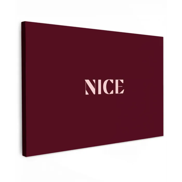 Nice - Bordeaux - Roze canvas 2cm klein -z3d
