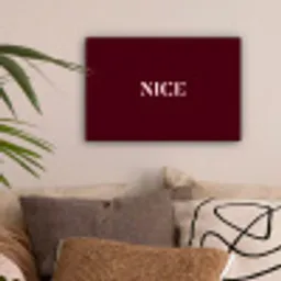 Nice - Bordeaux - Roze canvas 2cm klein -sfeer1