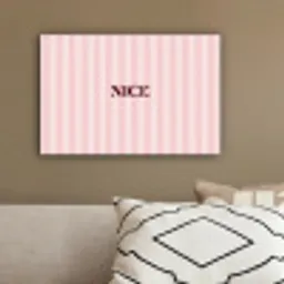Nice - Strepen - Roze canvas 2cm klein -sfeer3