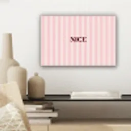 Nice - Strepen - Roze canvas 2cm klein -sfeer6