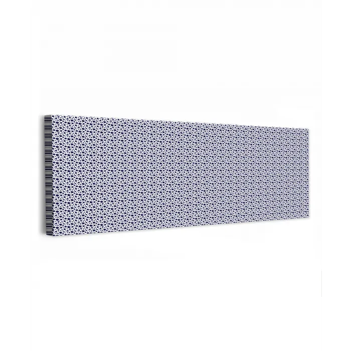 Oceaan - Bubbel - Blauw - Wit canvas 2cm klein 828 -z3d