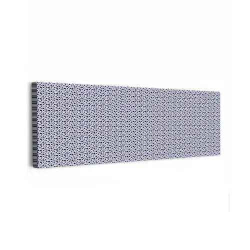 Oceaan - Bubbel - Blauw - Wit canvas 2cm klein 828 -z3d