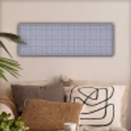 Oceaan - Bubbel - Blauw - Wit canvas 2cm klein 828 -sfeer1