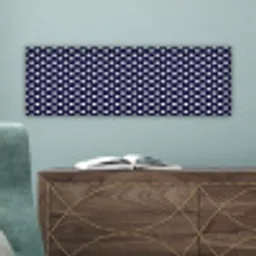 Oceaan - Stippen - Blauw - Wit canvas 2cm klein 828 -sfeer4