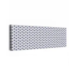 Oceaan - Visachtig - Blauw - Wit canvas 2cm klein 828 -z3d