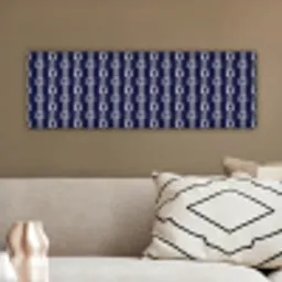 Oceaan - Touw - Blauw - Wit canvas 2cm klein 828 -sfeer3