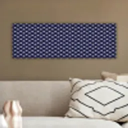 Oceaan - Schelp - Blauw - Wit canvas 2cm klein 828 -sfeer3