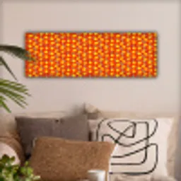 Oranje - Citroen - Geel - Blauw canvas 2cm klein 828 -sfeer1