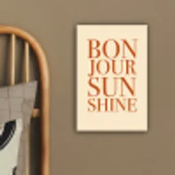 Oranje - Quote - Sun canvas 2cm klein -sfeer3
