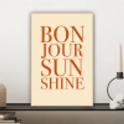 Oranje - Quote - Sun canvas 2cm klein -sfeer6