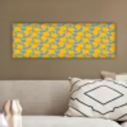 Sinaasappels - Bladeren - Kleurrijk canvas 2cm klein 828 -sfeer3